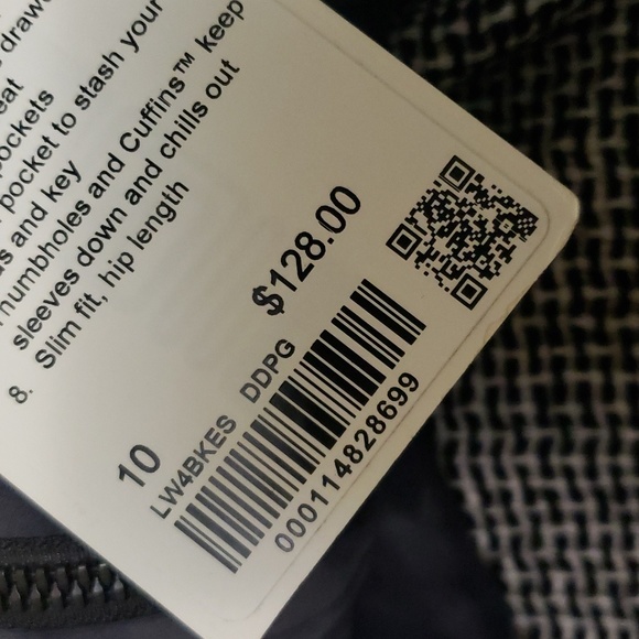 Lulu Align HR Pant 25" & Hooded Define Jacket - Nulu Diamond Dye Graphite Grey - Picture 10 of 10